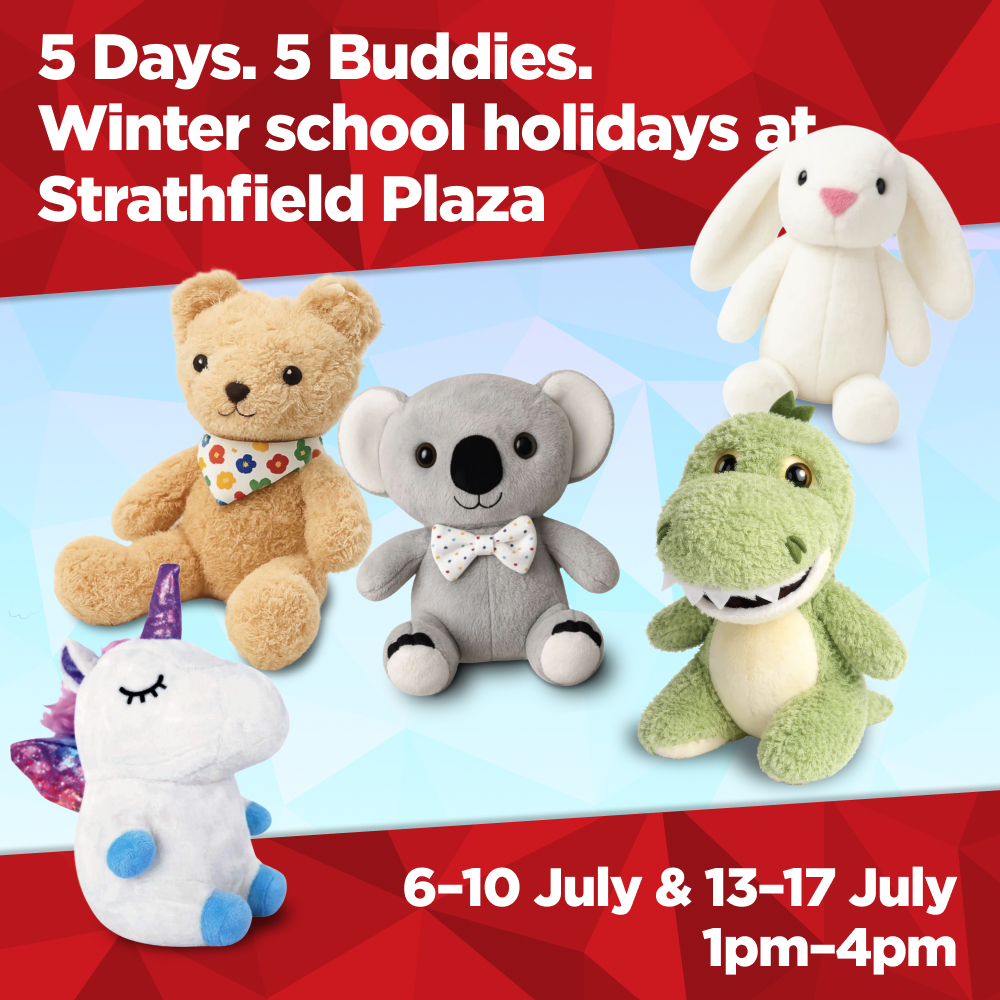 Join us for free school holiday fun with 5 different buddies to build and take home!